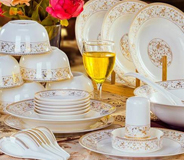 金(jīn)邊高(gāo)骨瓷28頭餐具