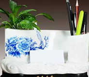 擺件(jiàn)、筆(bǐ)筒、名片夾、保溫杯四合一(yī)